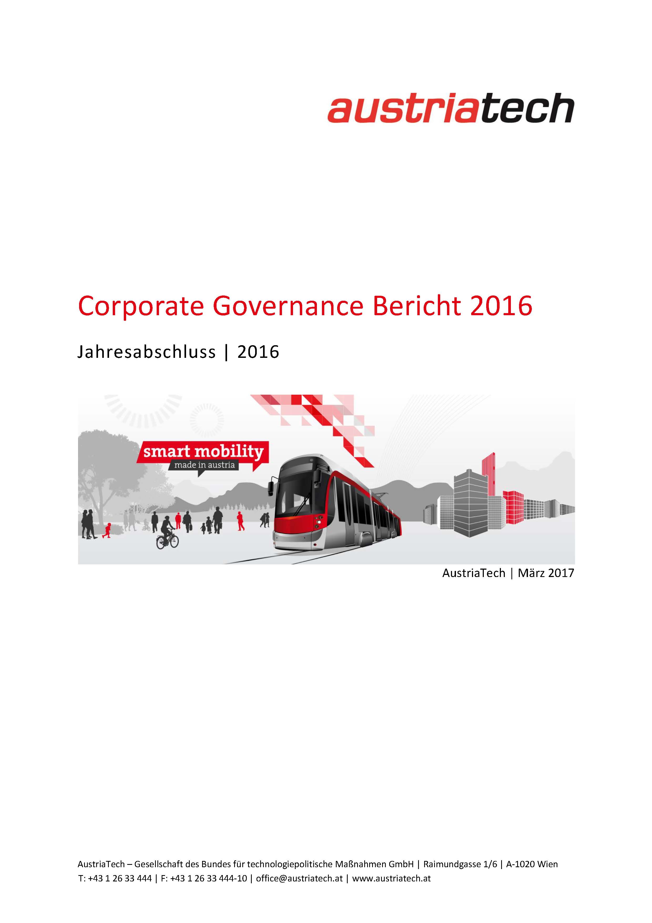 AustriaTech Corporate Governance 2016
