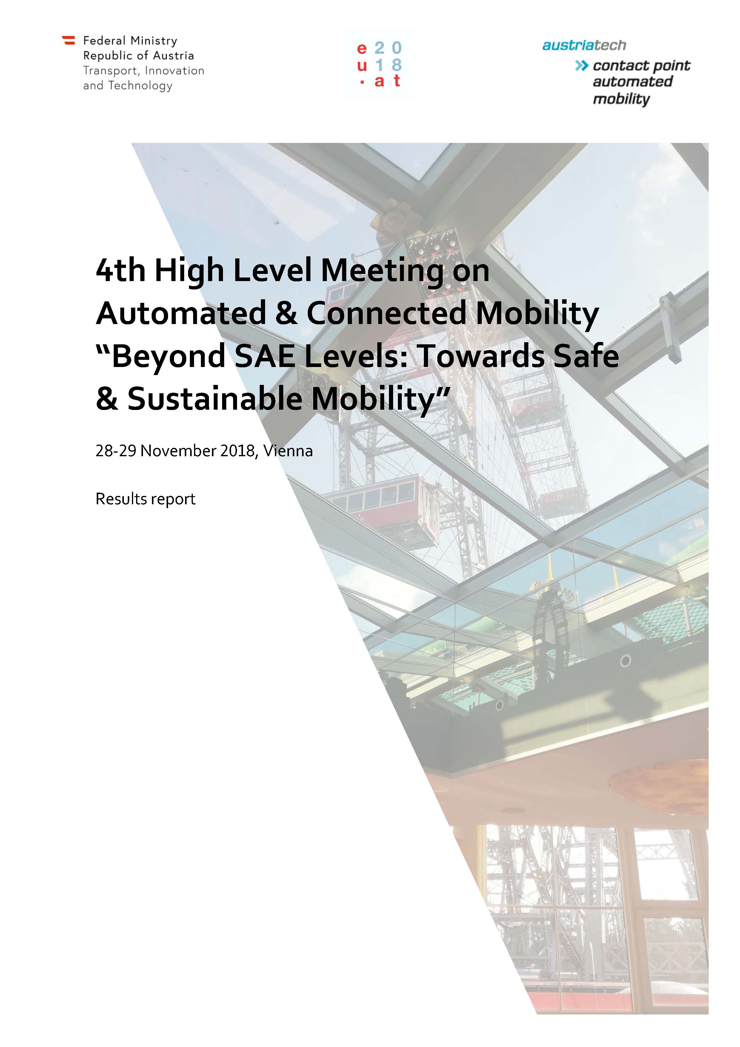 High Level Meeting on Automated and Connected Mobility Report 2019 Seite 01
