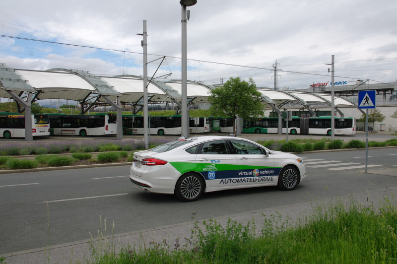 Messfahrt auf der Pilotsite Graz-Puntigam