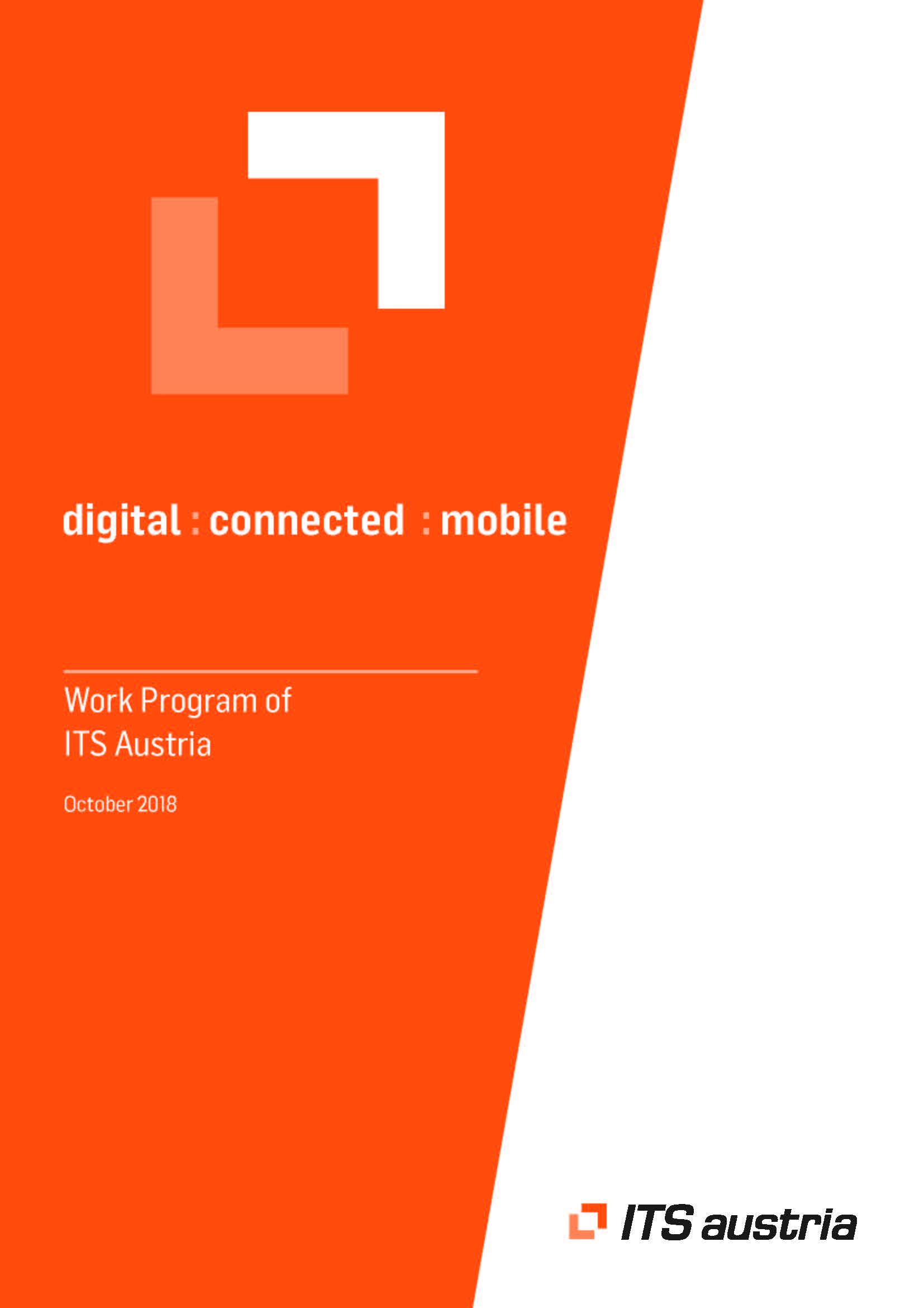 Work Program of ITS Austria Titelbild Seite 01