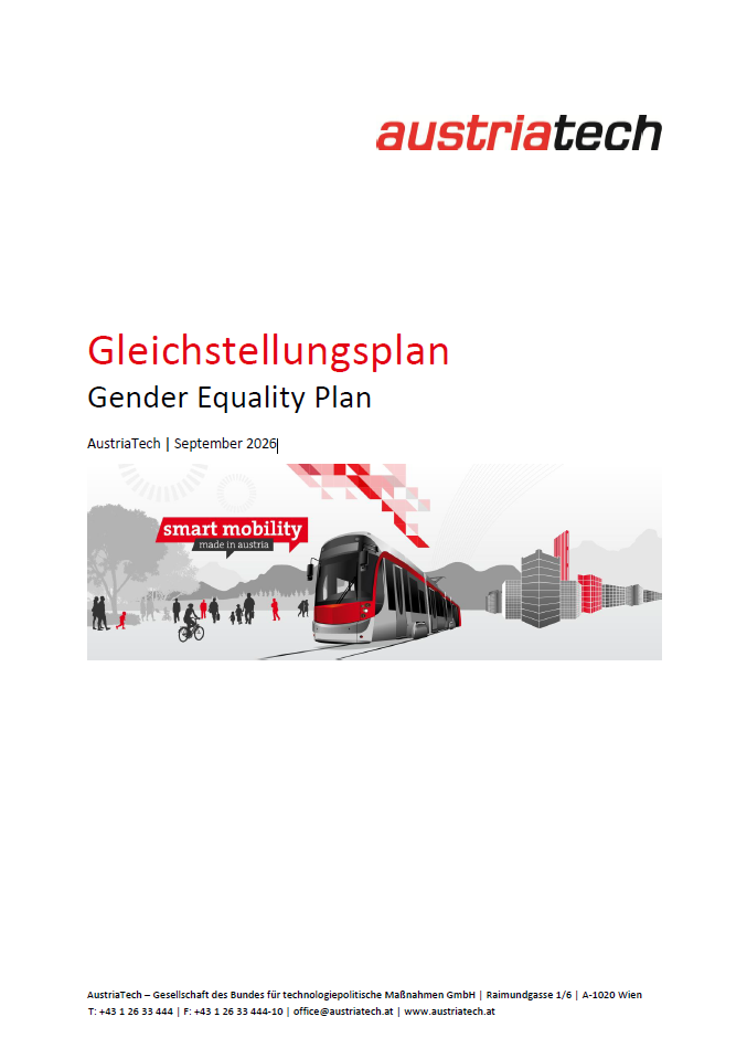 Gleichstellungsplan Cover