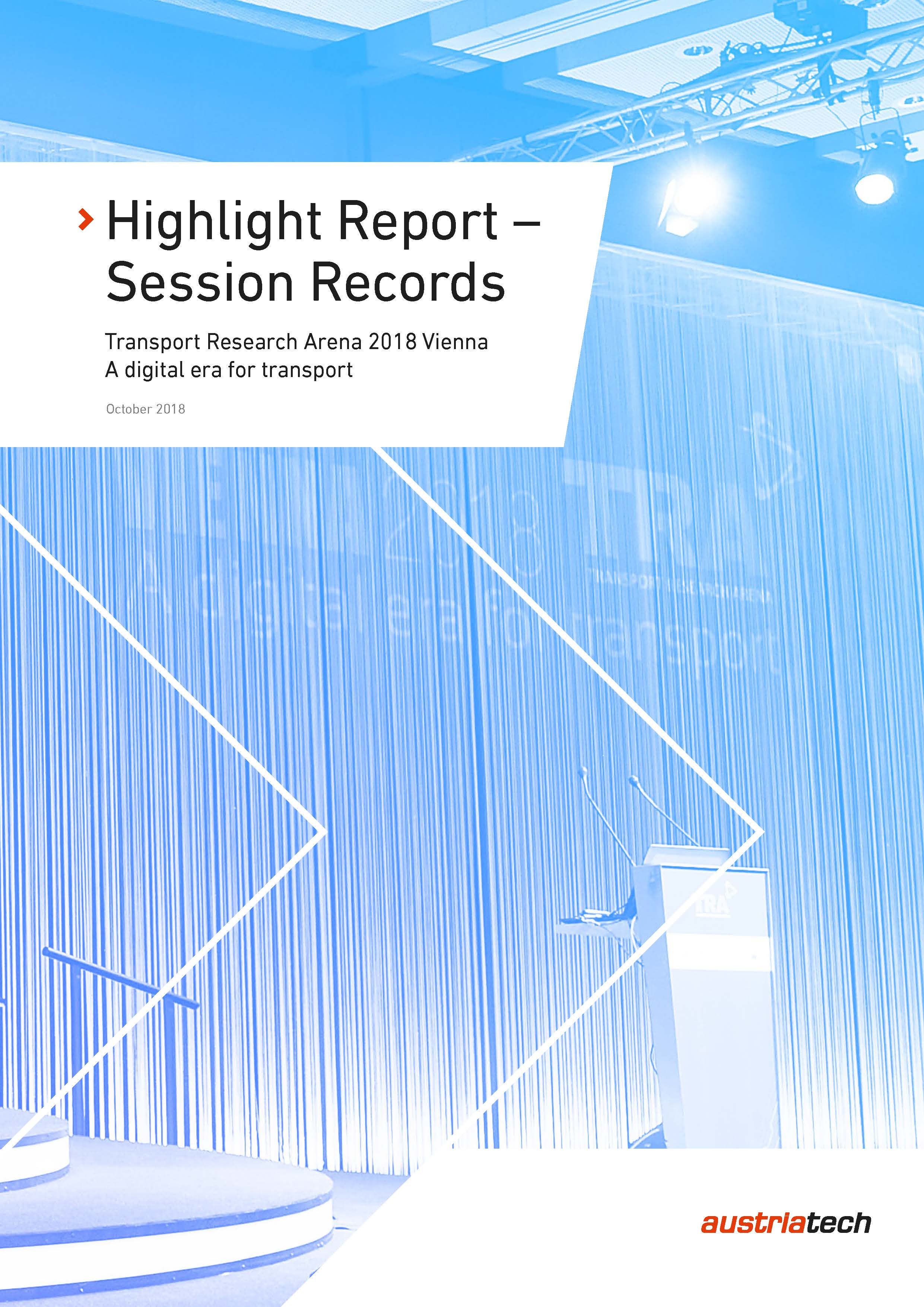 TRA 2018 Highlightreport Session Records Seite 01